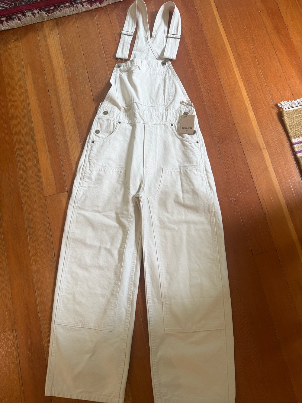 Rudy Jude Adult Big Baby Overalls - Salt